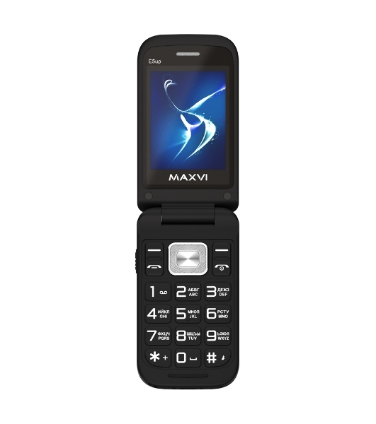 Мобильный телефон Maxvi E5 up черный