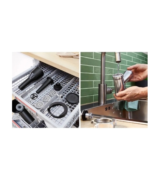 Мясорубка электрическая Bosch MFWS650B черный, 2100 Вт, 3.5 кг/мин, реверс, защита от перегрузки, насадки - 5