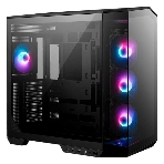 Компьютерный корпус MSI MAG Pano 100R PZ, Mid Tower, ATX, 2xUSB 3.2 Gen 1, 1xUSB 3.2 Gen2 Type-C, 3x120мм ARGb Reverse Blade Fan, 1x120мм ARGb Fan, ARGb+PWM Control Board,Tempered Glass Window, Brown Box, фото3
