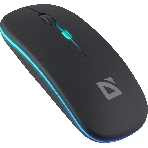 Мышь беспроводная Defender Coda MB-261 черный, 1600 dpi, радиоканал, Bluetooth, USB, кнопки - 4, фото3