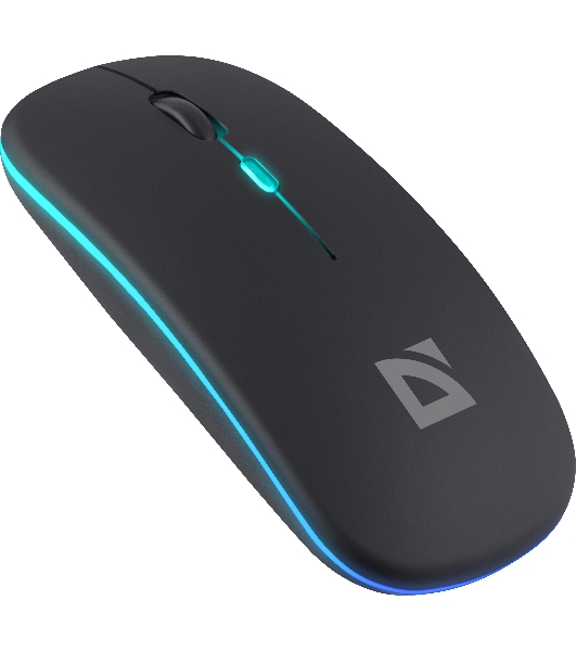 Мышь беспроводная Defender Coda MB-261 черный, 1600 dpi, радиоканал, Bluetooth, USB, кнопки - 4