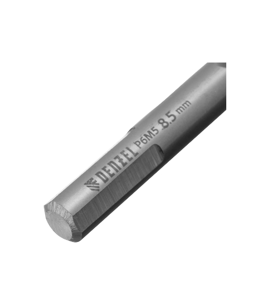 Сверло спиральное по металлу Denzel 8,5 x 117мм, Р6М5, Golden Tip
