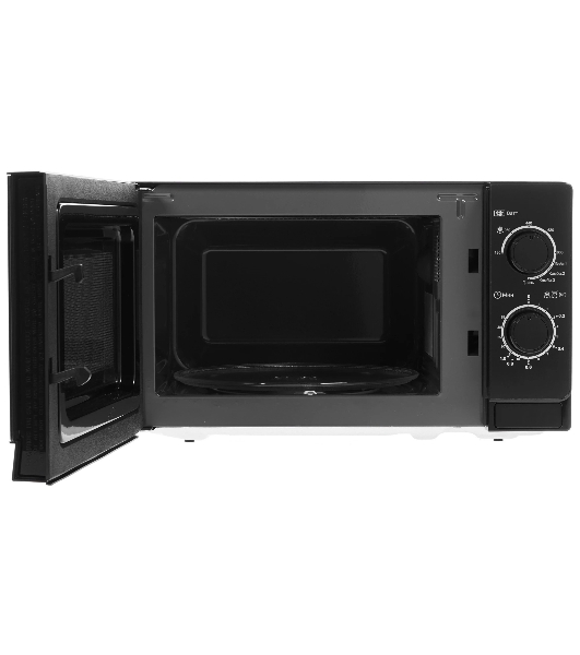 Микроволновая печь Sharp R-6000RK черный, 20 л, 800 Вт, переключатели - поворотный механизм