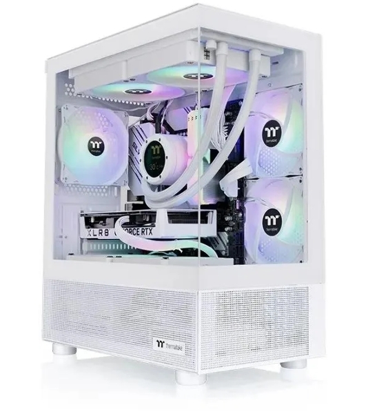 Компьютерный корпус Thermaltake View 170 TG ARGB белый без БП mATX 4x120мм 2x140мм 1x200мм 2xUSB 3.0 audio bott PSU