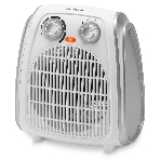 Тепловентилятор Maxwell MW-3458 (W), белый, 1000/2000 Вт, 20 м2, термостат, фото 1