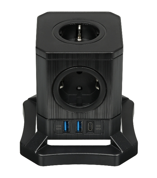 Сетевой фильтр HARPER UCH-730 Black PD3.0