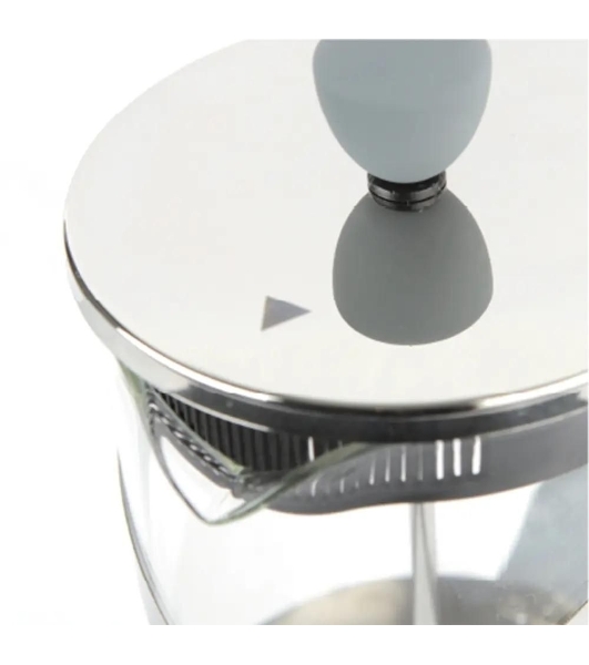 Френч-пресс Rondell Crystal Grey RDS-839, 0.8 л, серый