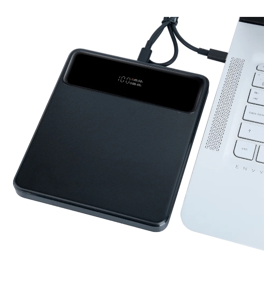 Портативный аккумулятор Perfeo Powerbank LAPTOP 105W 20000 mAh/LED дисплей/PD + QC 3.0/2 Type-C/2USB/Выход: 5A,max105W черный (PF_E1472)