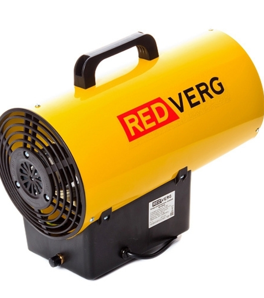Тепловая пушка газовая RedVerg RD-GH12 1200Вт желтый/черный
