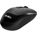 Мышь беспроводная SVEN RX-380W серый металлик, 1600 dpi, радиоканал, USB, кнопки - 4, фото6