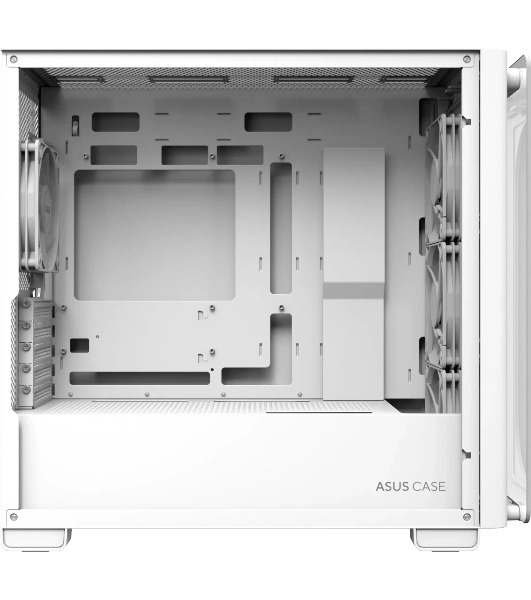 Корпус ASUS A23 Plus White, Mini-Tower, белый, 4 x 120 мм