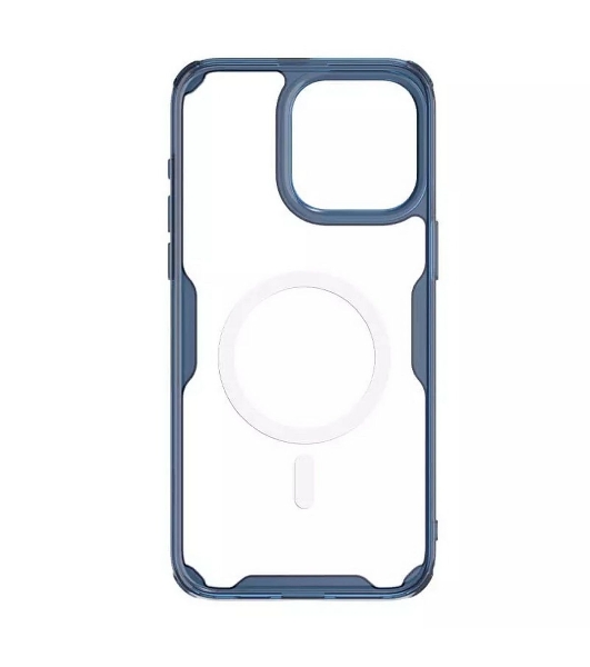 Чехол Nature TPU Pro Magnetic Case, синий, (AP IP15 Pro Max)
