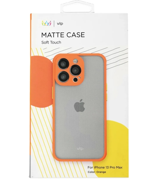 Чехол (клип-кейс) VLP для Apple iPhone 13 Pro Max VLP-PC21-67OR оранжевый