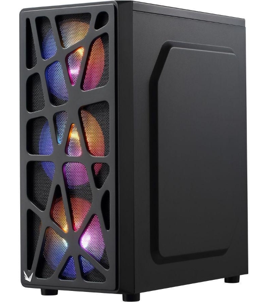 Компьютерный корпус Aerocool/Formula MANA черный без БП ATX 6x120мм 2xUSB 2.0 1xUSB 3.0 audio bott PSU