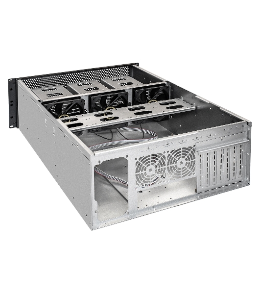 Серверный корпус ExeGate EX293265RUS Pro 4U650-18 (RM 19', высота 4U, глубина 650, БП 600RADS, USB)