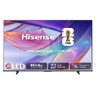 Телевизор Hisense 85' 85E7S черный 4K UltraHD 3840x2160 QLED Smart TV