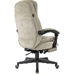 Кресло руководителя Бюрократ T-9950MSG-F Fabric песочный Light-21, крестов. пластик, подст. для ног, фото7