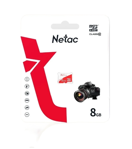 Флеш карта Netac P500 ECO MicroSDHC 8Gb C10 NT02P500ECO-008G-S