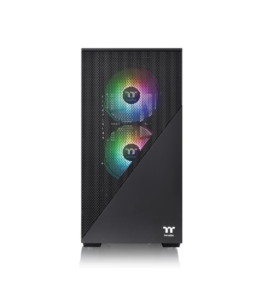 Компьютерный корпус Thermaltake Divider 170 TG ARGb/Black CA-1S4-00S1WN-00/Win/SPCC/Tempered Glass*1/120мм ARGb PWM Fan*2