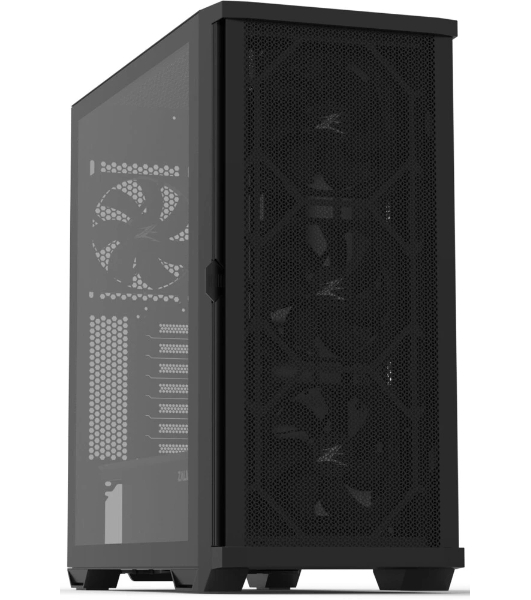 Компьютерный корпус ZALMAN Z10, ATX, черный, WINDOW, 2x3.5', 2x2.5', 2xUSB 3.0, 1xUSB 3.1 Type-C, FRONT 3x140мм, REAR 1x120мм
