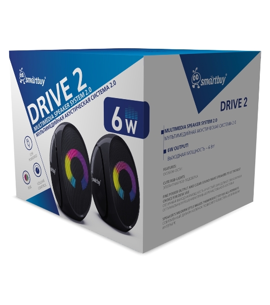 Портативная колонка Smartbuy DRIVE 2 черный
