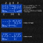 Источник бесперебойного питания (инвертор, синус, для котла) ExeGate SineTower SN-600.LCD.AVR.2SH 600VA/360W, чистая синусоида, LCD дисплей, AVR, 2*Schuko, линейно-интерактивный, черный, фото5