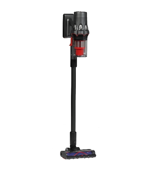 Пылесос вертикальный Deerma DEM-T50W серый/черный/красный, питание от аккумулятора, 420 Вт, уборка сухая, пылесборник 0.4 л