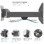 Кронштейн Kromax CASPER-103 черный, 10'-28', max 25 кг, VESA 100x100 мм, фото6