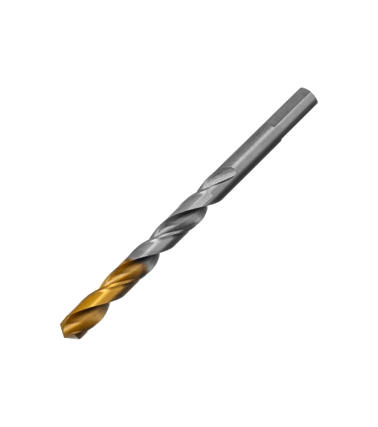 Сверло спиральное по металлу Denzel 9 x 125мм, Р6М5, Golden Tip