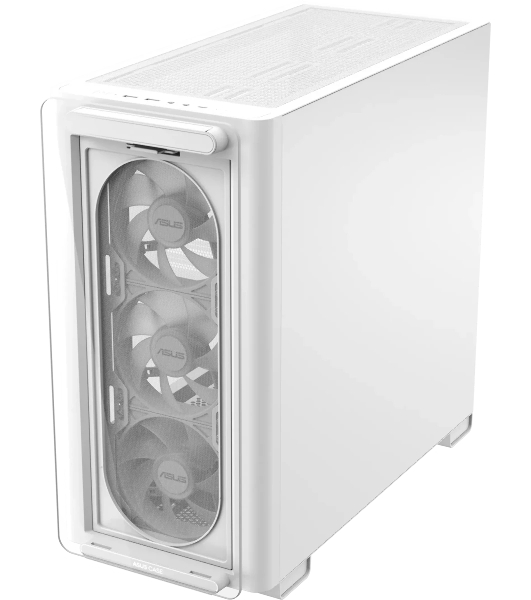 Корпус ASUS A23 Plus White, Mini-Tower, белый, 4 x 120 мм