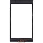 Сенсорное стекло (тачскрин) для Sony Xperia Tablet Z3 Compact, черное, фото 1
