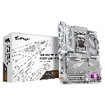 Материнская плата Gigabyte X870 A ELITE WIFI7 ICE, AM5, AMD X870, 4xDDR5, 4xSATA, 4xM.2, 1xPCI-E 5.0 x16, 1xPCI-E 4.0 x4, 1xPCI-E 3.0 x2, 1xHDMI, 1x 2.5Gb LAN, 2xUSB-C 4.0, 2xUSB 3.2 Gen 2, 4xUSB 3.2 Gen 1, 4xUSB 2.0, 2x3.5 мм, 7.1, ATX, фото 1