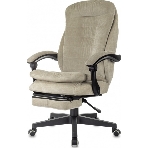 Кресло руководителя Бюрократ T-9950MSG-F Fabric песочный Light-21, крестов. пластик, подст. для ног, фото9