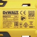Аккумуляторная безударная бесщеточная дрель - шуруповерт XR DeWalt DCD777D2T-QW, фото13