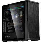 Компьютерный корпус ZALMAN Z10, ATX, черный, WINDOW, 2x3.5', 2x2.5', 2xUSB 3.0, 1xUSB 3.1 Type-C, FRONT 3x140мм, REAR 1x120мм, фото 1