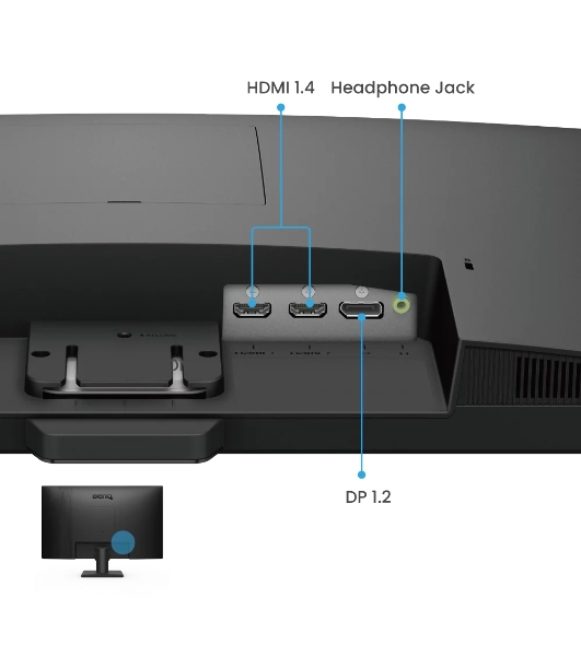 Монитор 27' BenQ GW2790 IPS 1920x1080, 100 Гц, 5 мс, 16:9, 250 кд/м2, 2xHDMI, 1xDP, 1x3.5 мм, черный