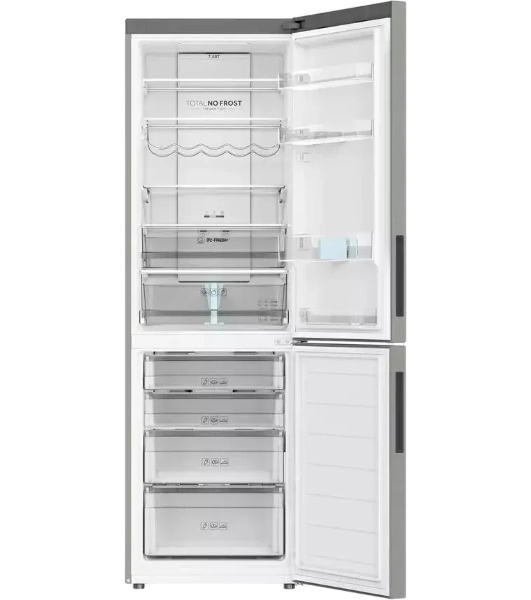Холодильник Haier C2F636CXMVU1 нержавеющая сталь двухкамерный 256/108 л морозилка снизу, No Frost