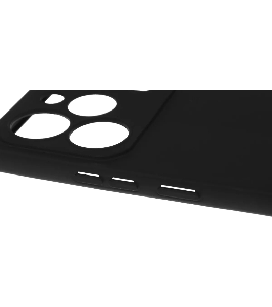 Чехол (клип-кейс) BoraSCO для Tecno Pova 6/6 Pro Silicone Case черный (73173)
