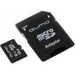 Флеш карта MicroSDXC 128Gb QUMO Class 10 UHS-I U3 черный adp, фото2