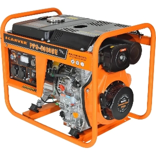 Электрогенератор бензиновый Carver PPG-5000DE, 3.6 кВт, 101 дБ, 75 кг
