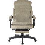 Кресло руководителя Бюрократ T-9950MSG-F Fabric песочный Light-21, крестов. пластик, подст. для ног, фото10