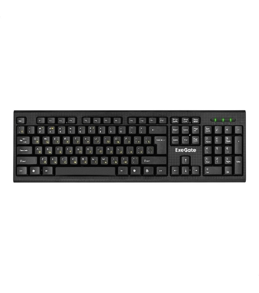Комплект клавиатура+мышь ExeGate Professional Standard Combo MK170 проводной, USB, 1200 DPI, чёрный