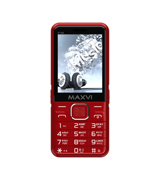 Мобильный телефон Maxvi P110 красный