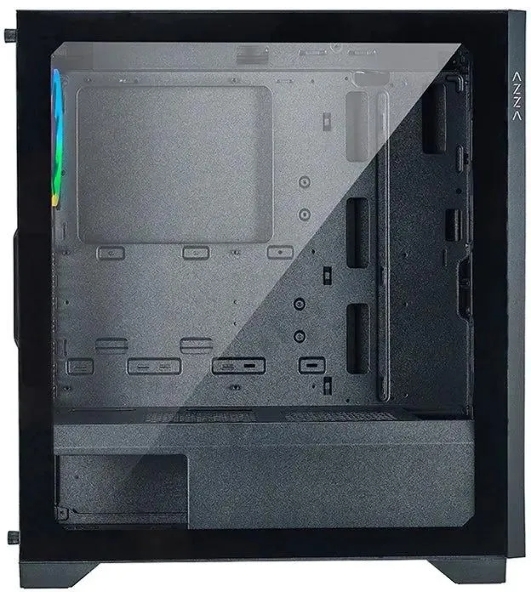 Компьютерный корпус Azza Hive черный без БП ATX 8x120мм 5x140мм 2xUSB 2.0 1xUSB 3.0 audio bott PSU