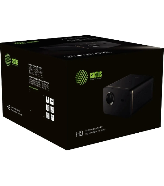 Проектор Cactus CS-H3.SG DLP 16800Lm (1920x1080) 200000:1 ресурс лампы:20000часов 1xUSB typeA 1xHDMI 3.1кг