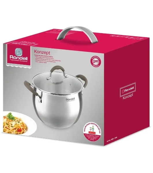 Кастрюля Rondell RDS-1230 Konzept с/кр 22 см 6,0 л