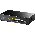 Коммутатор Cudy GS1005PTS1, 5×1 Гбит/с, 1×1 Гбит/с SFP, фото 1