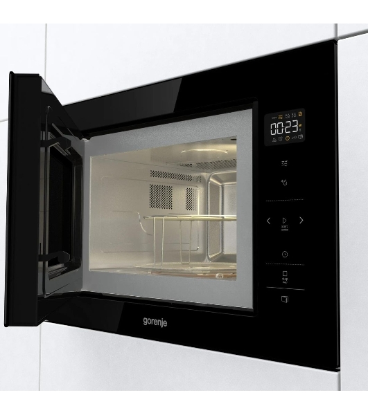 Встраиваемая микроволновая печь Gorenje BM251SG2BG, 25л, 900Вт, черный