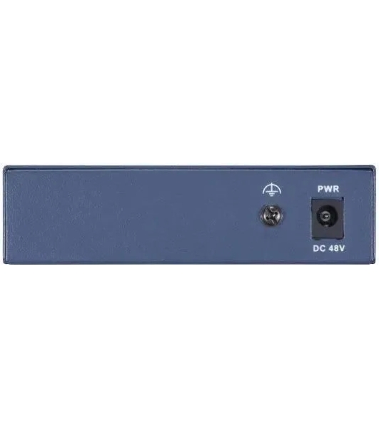 Коммутатор Hikvision DS-3E0505P-E, 4×1 Гбит/с PoE+ + 1×1 Гбит/с, неуправляемый