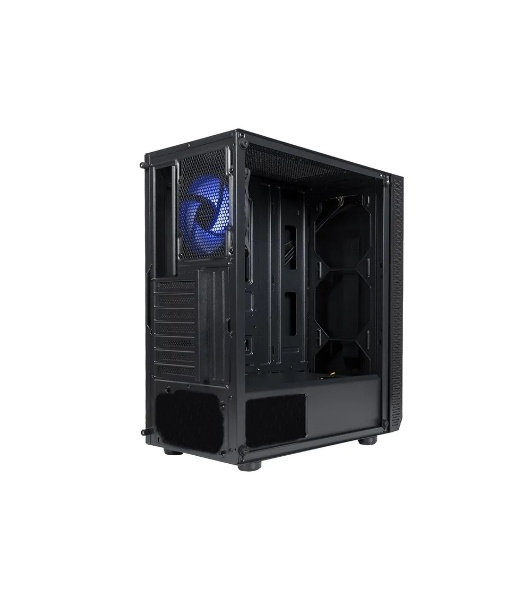 Компьютерный корпус ATX Eurocase A31 ARGB черный без БП закаленное стекло USB 3.0